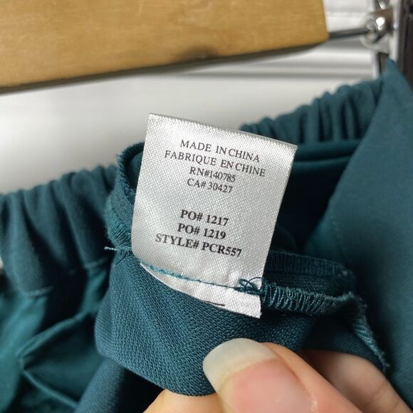 BROCHU WALKER The Westport Mid-Rise Straight Leg Pant in Forestry Green Sz XS - Picture 11 of 12